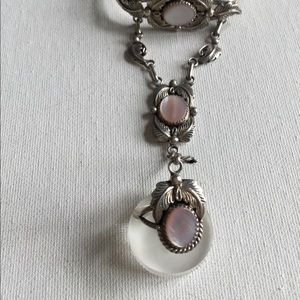 Pink Mother Pearl Combo Ring Bracelet